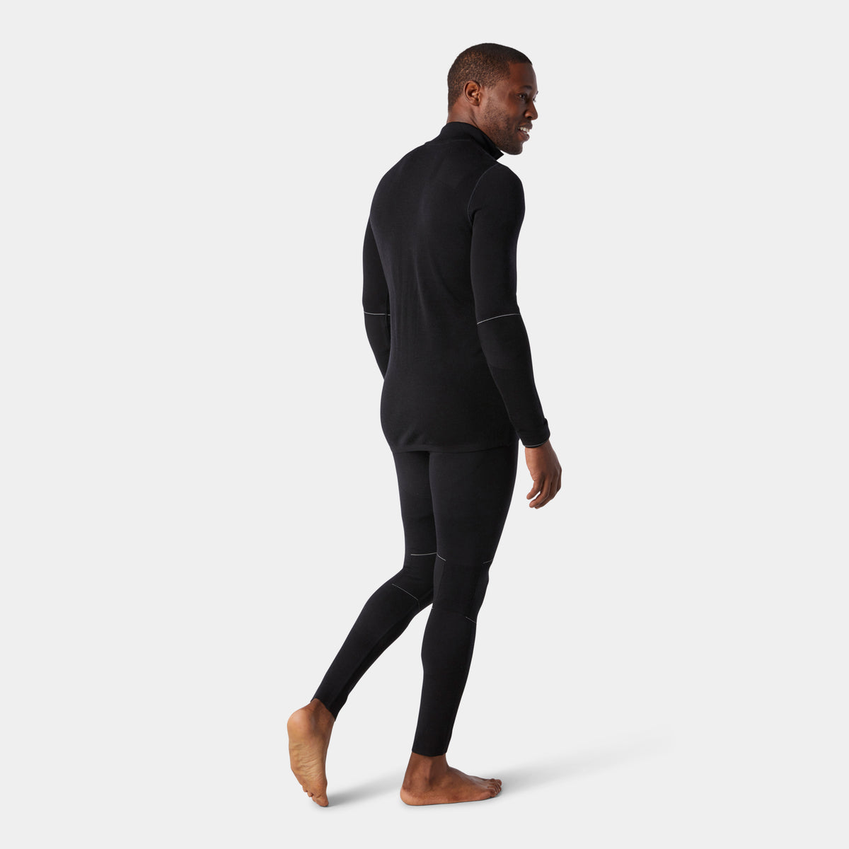 Men's Intraknit™ Thermal Max Merino Base Layer 1/4 Zip Black - 2
