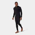 Men's Intraknit™ Thermal Max Merino Base Layer 1/4 Zip Black - ver - 1