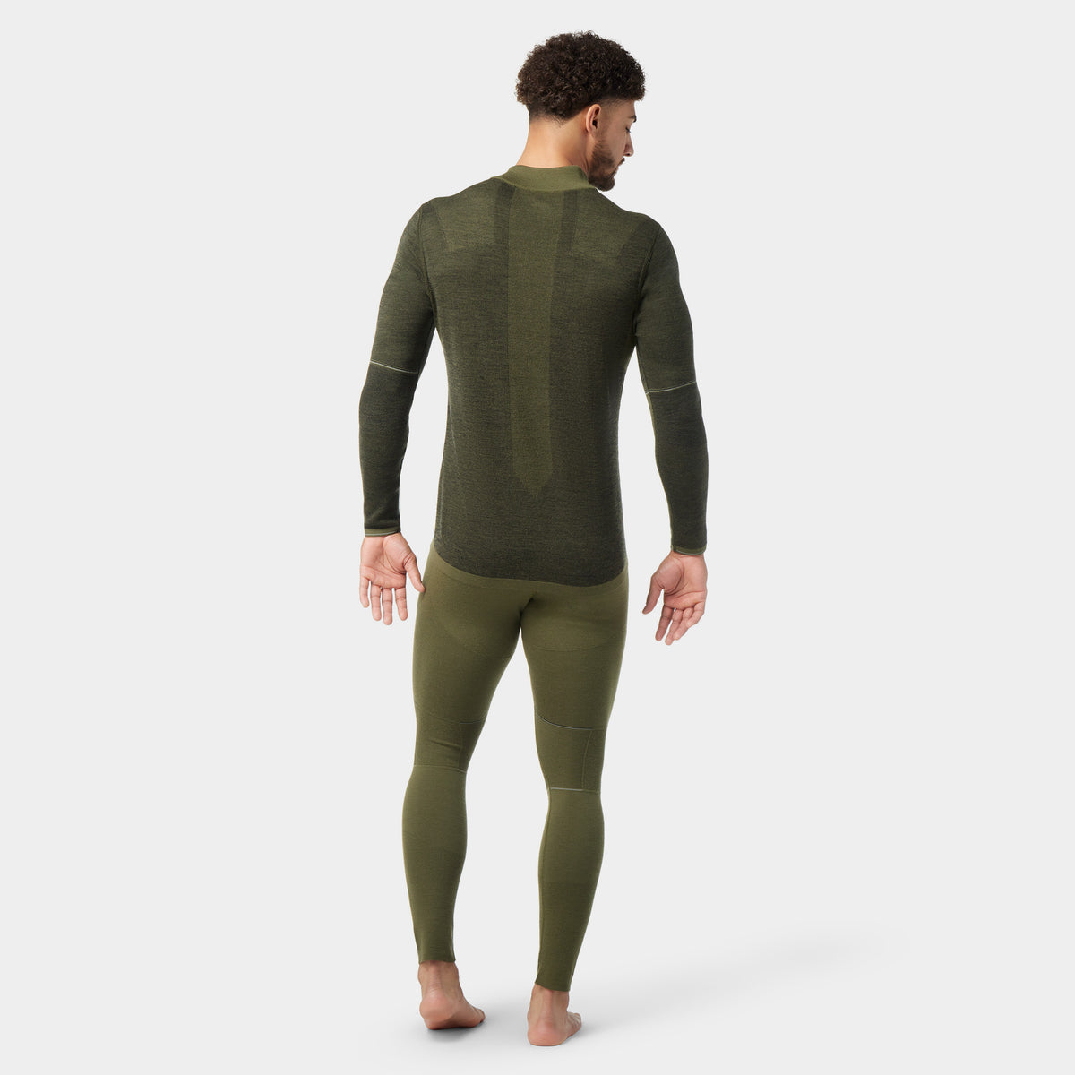 Men's Intraknit™ Thermal Max Merino Base Layer 1/4 Zip Winter Moss - 2