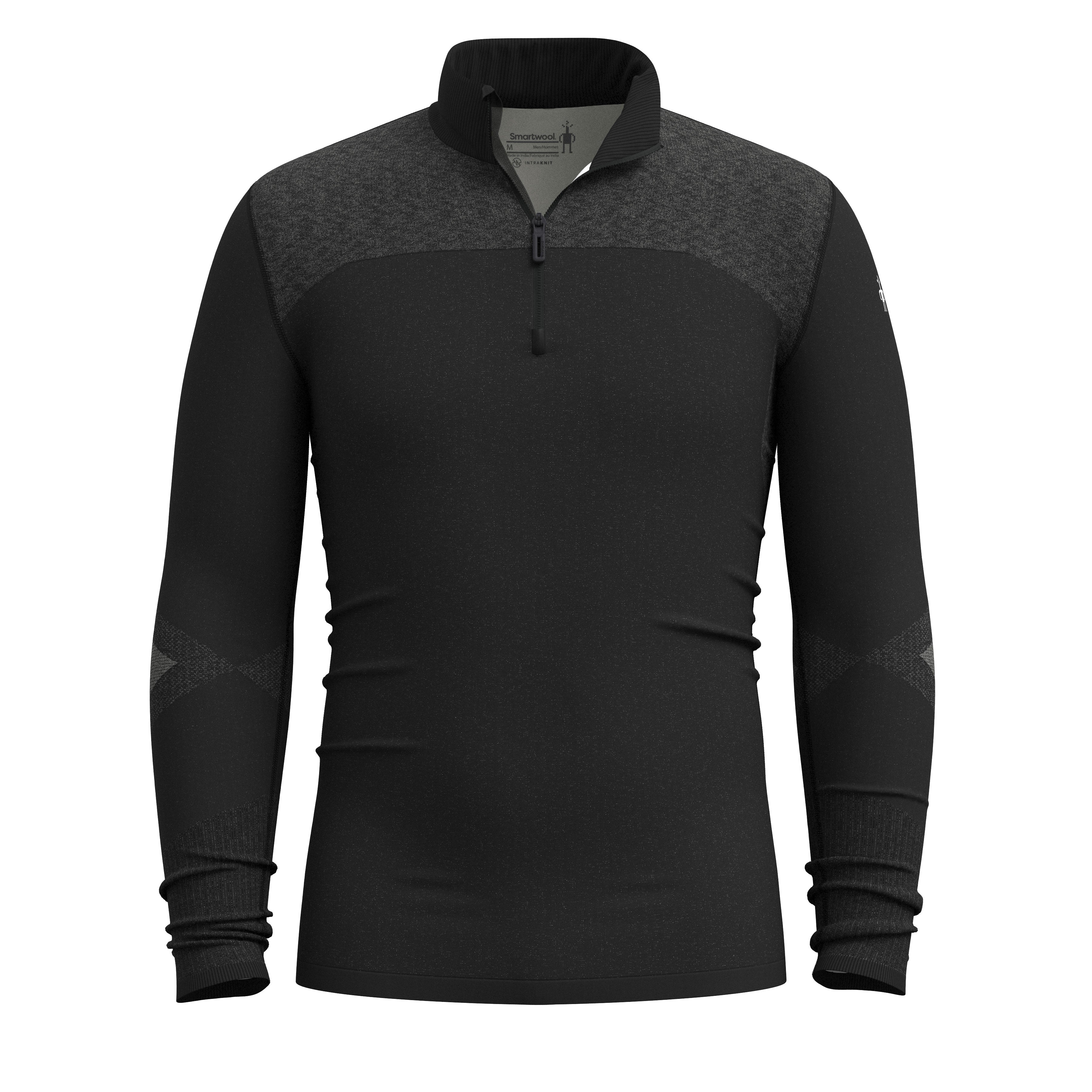 Men's Intraknit™ Thermal Merino Base Layer 1/4 Zip - Charcoal