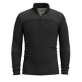 Men's Intraknit™ Thermal Merino Base Layer 1/4 Zip Charcoal-Nightfall Blue - ver - 3