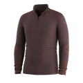 Men's Intraknit™ Thermal Merino Base Layer 1/4 Zip Dark Mink-Burnt Sienna - ver - 4