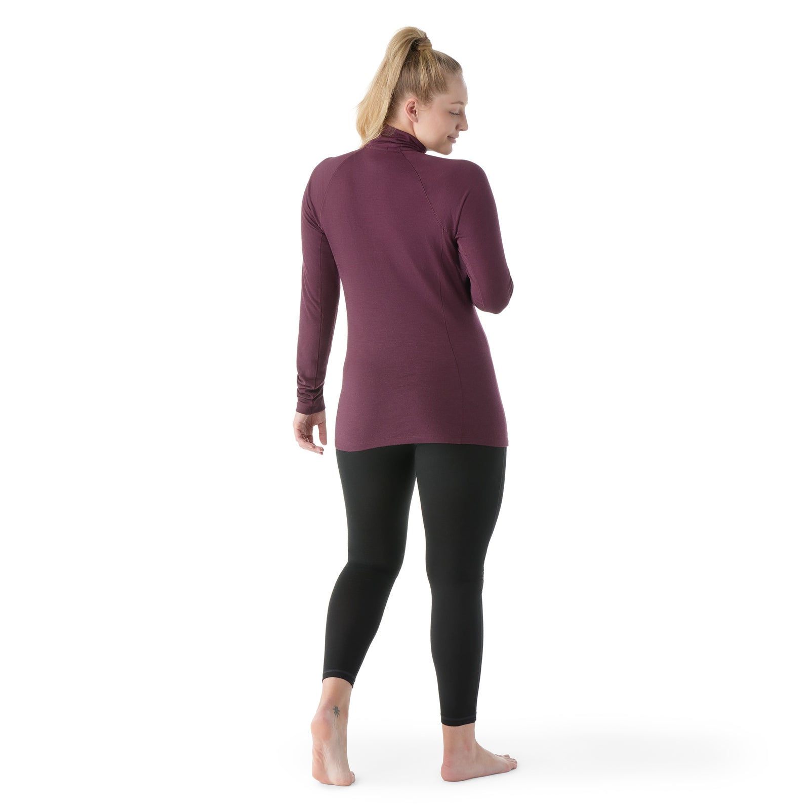 Haut de base à demi-glissière Classic All-Season Merino pour femmes  - voir - 3