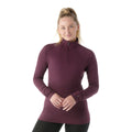 Women's Classic All-Season Merino Base Layer 1/4 Zip Nightfall Blue - ver - 13