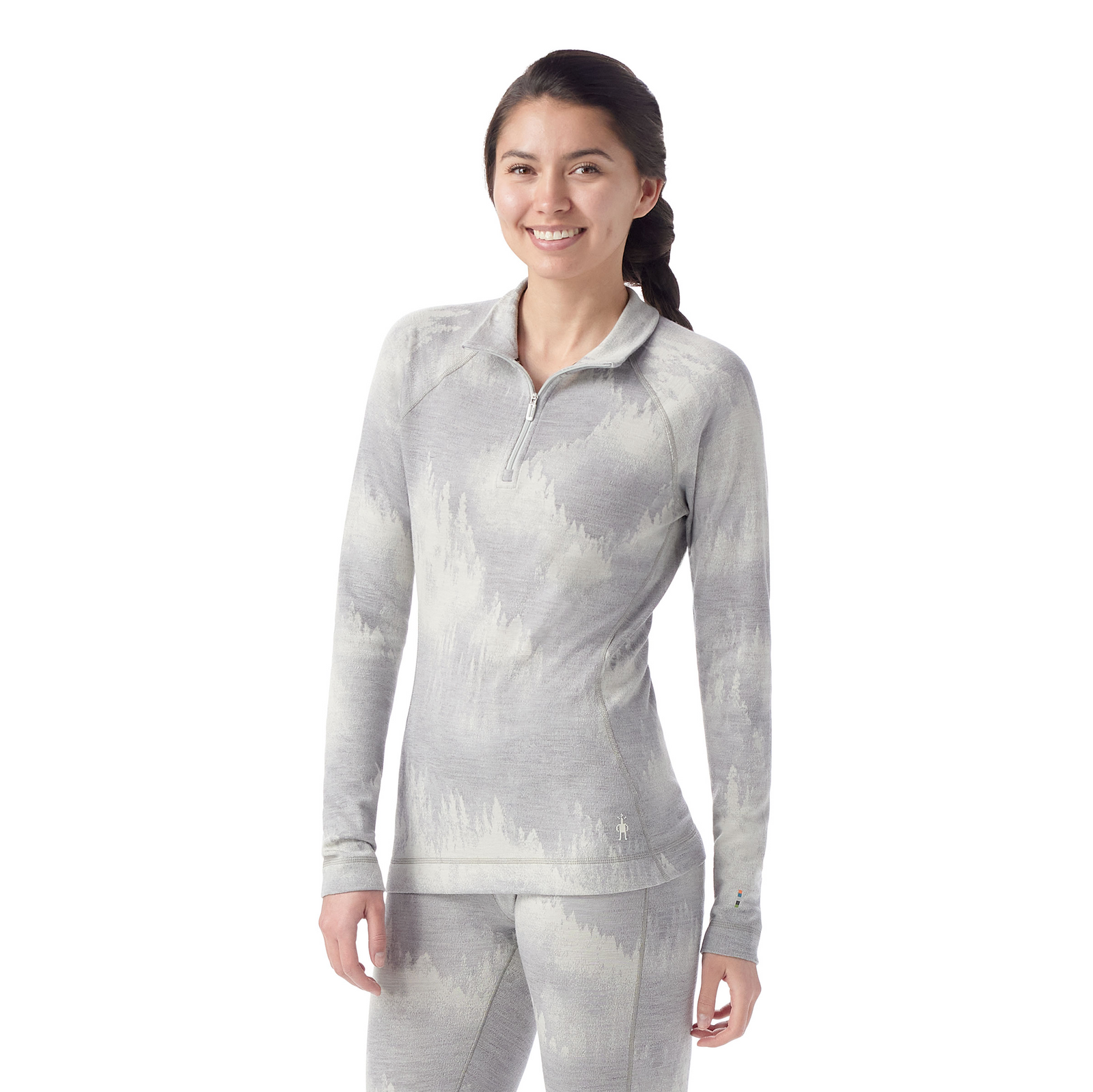 Haut de base à demi-glissière Classic Thermal Merino pour femmes  - voir - 5