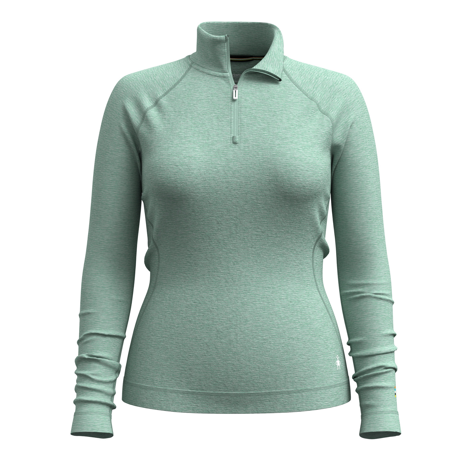 Women's Classic Thermal Merino Base Layer 1/4 Zip Coral Reef - ver - 3