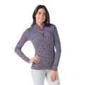 Women's Classic Thermal Merino Base Layer 1/4 Zip Coral Reef - ver - 1
