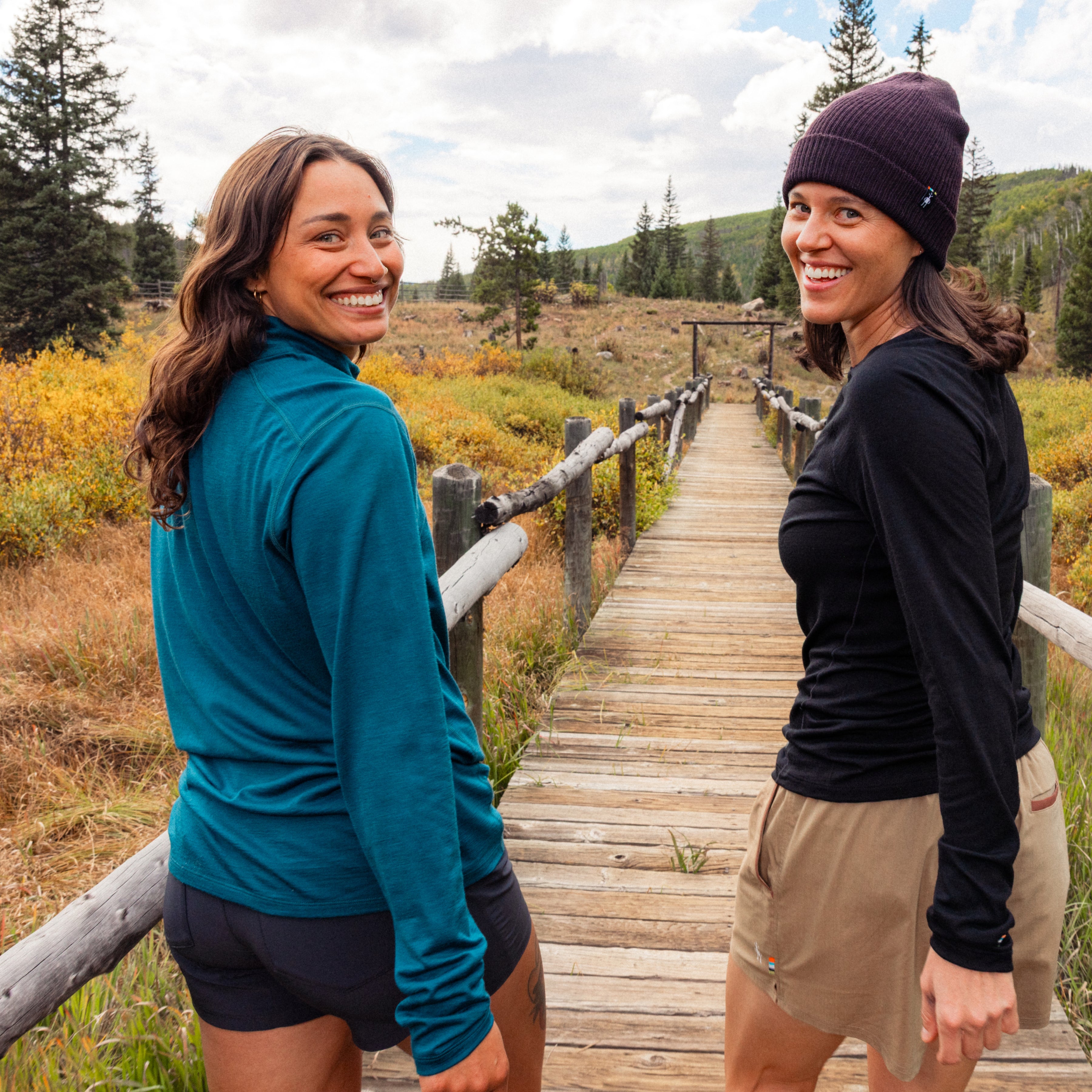 Women's Classic Thermal Merino Base Layer 1/4 Zip - Mineral Blue