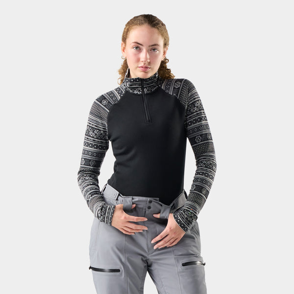 Women's Classic Thermal Merino Base Layer 1/4 Zip