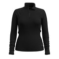 Women's Classic Thermal Merino Base Layer 1/4 Zip Chalk Violet Heather - ver - 6