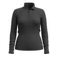 Women's Classic Thermal Merino Base Layer 1/4 Zip Chalk Violet Heather - ver - 72