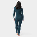 Women's Classic Thermal Merino Base Layer 1/4 Zip Chalk Violet Heather - ver - 2