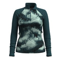 Women's Classic Thermal Merino Base Layer 1/4 Zip Chalk Violet Heather - ver - 29