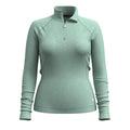 Women's Classic Thermal Merino Base Layer 1/4 Zip Chalk Violet Heather - ver - 13
