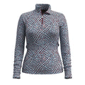 Women's Classic Thermal Merino Base Layer 1/4 Zip Chalk Violet Heather - ver - 25