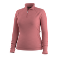 Women's Classic Thermal Merino Base Layer 1/4 Zip Boxed Arctic Green Heather - ver - 27