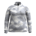 Women's Classic Thermal Merino Base Layer 1/4 Zip Plus Arctic Green Heather - ver - 14