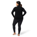 Women's Classic Thermal Merino Base Layer 1/4 Zip Plus Arctic Green Heather - ver - 20