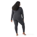 Women's Classic Thermal Merino Base Layer 1/4 Zip Plus Arctic Green Heather - ver - 2