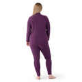 Women's Classic Thermal Merino Base Layer 1/4 Zip Plus Arctic Green Heather - ver - 13