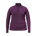 Women's Classic Thermal Merino Base Layer 1/4 Zip Plus Arctic Green Heather - ver - 14