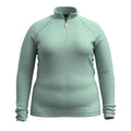 Haut de base Classic Thermal Merino à demi-glissière pour femmes taille plus en boîte  - voir - 3