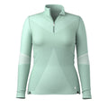 Women's Intraknit™ Thermal Max Merino Base Layer 1/4 Zip Arctic Green - ver - 3