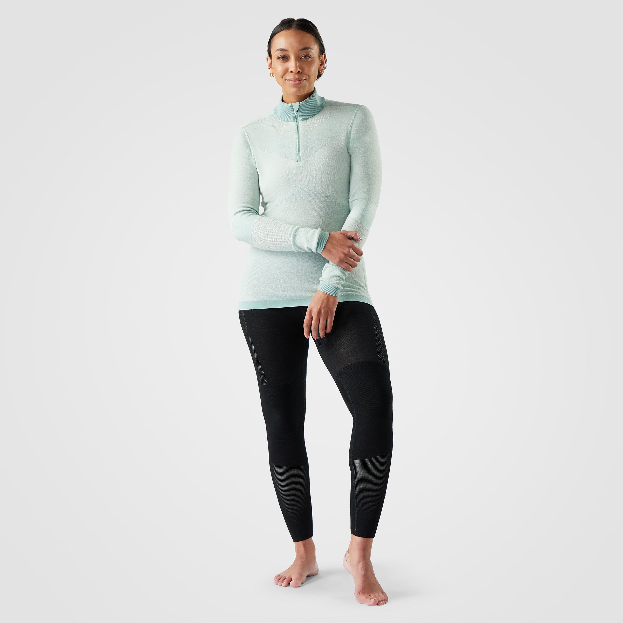 Women's Intraknit™ Thermal Max Merino Base Layer 1/4 Zip - Arctic