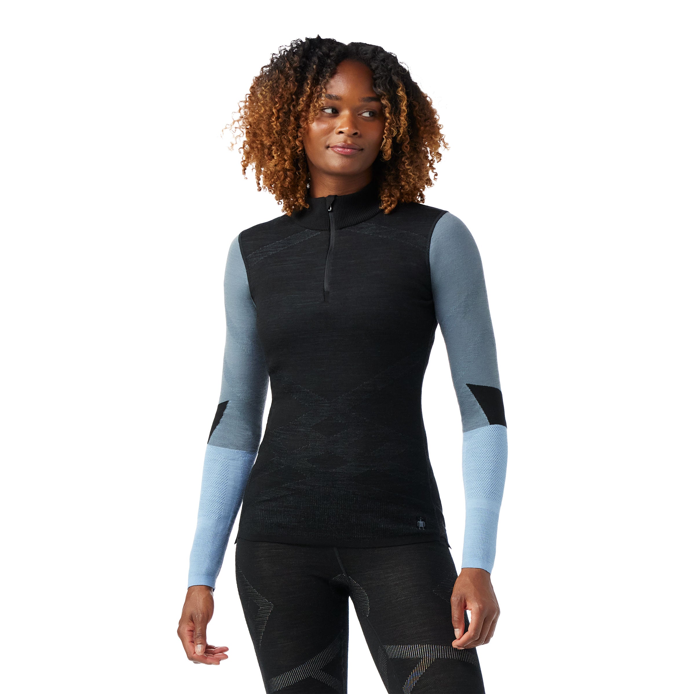 Women's Intraknit™ Thermal Merino Base Layer Colorblock 1/4 Zip