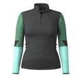 Haut de base Intraknit™ Thermal Merino à demi-glissière et contraste de couleurs pour femmes  - voir - 4