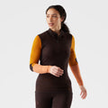 Women's Intraknit™ Thermal Merino Base Layer Colorblock 1/4 Zip Black-Charcoal - ver - 1