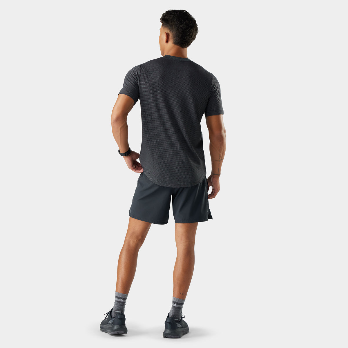 Men's Active Lined 7" Short Black - 2