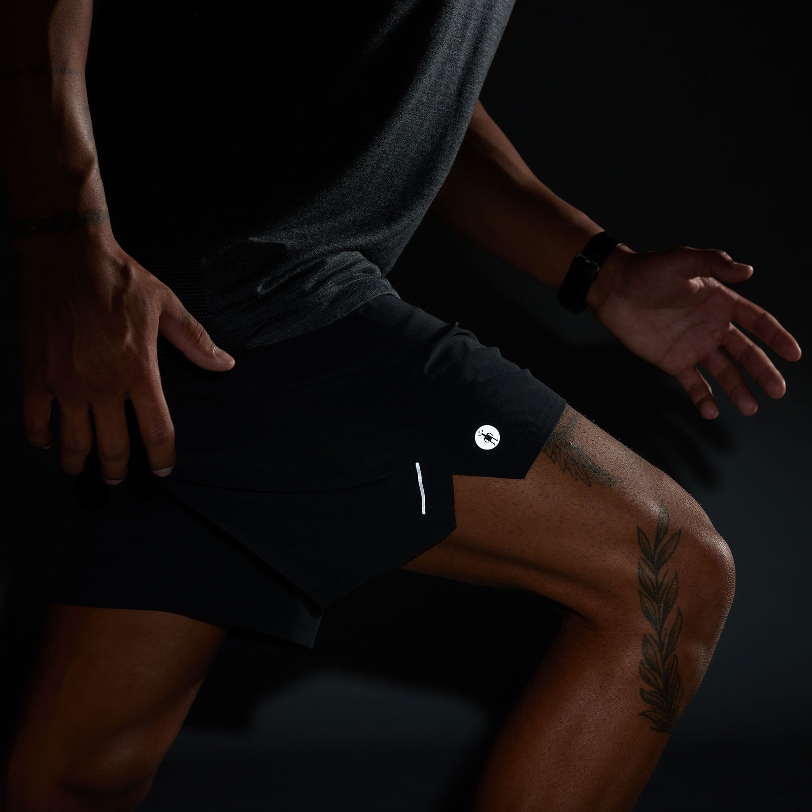 Men's Active Lined 7" Short Black - ver - 4