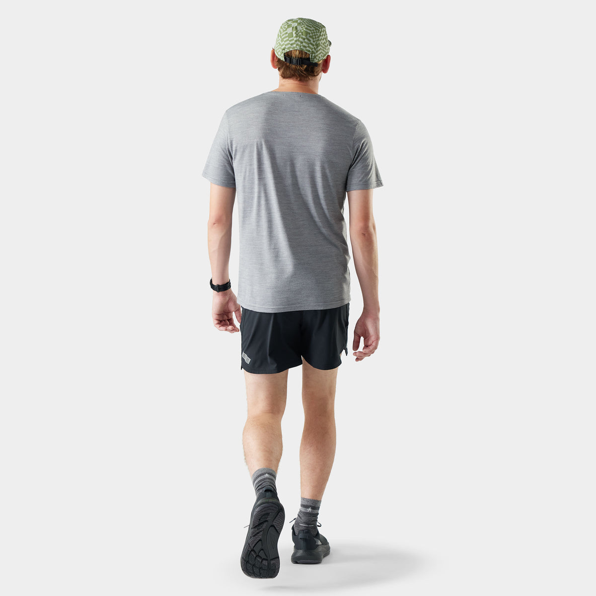 Men's Active Lined 5" Short Black - 2