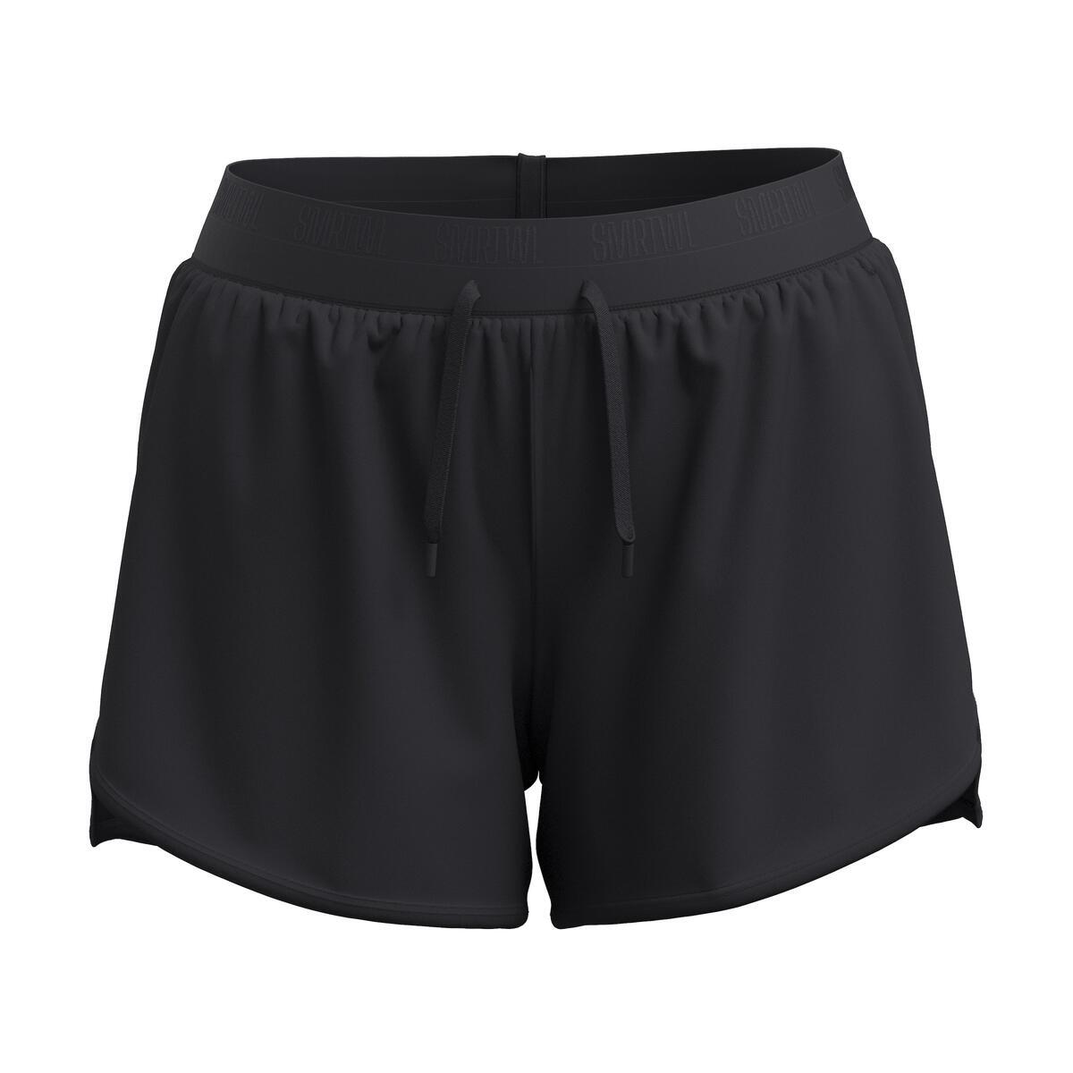 Women's Active Lined 4" Short Black - ver - 3