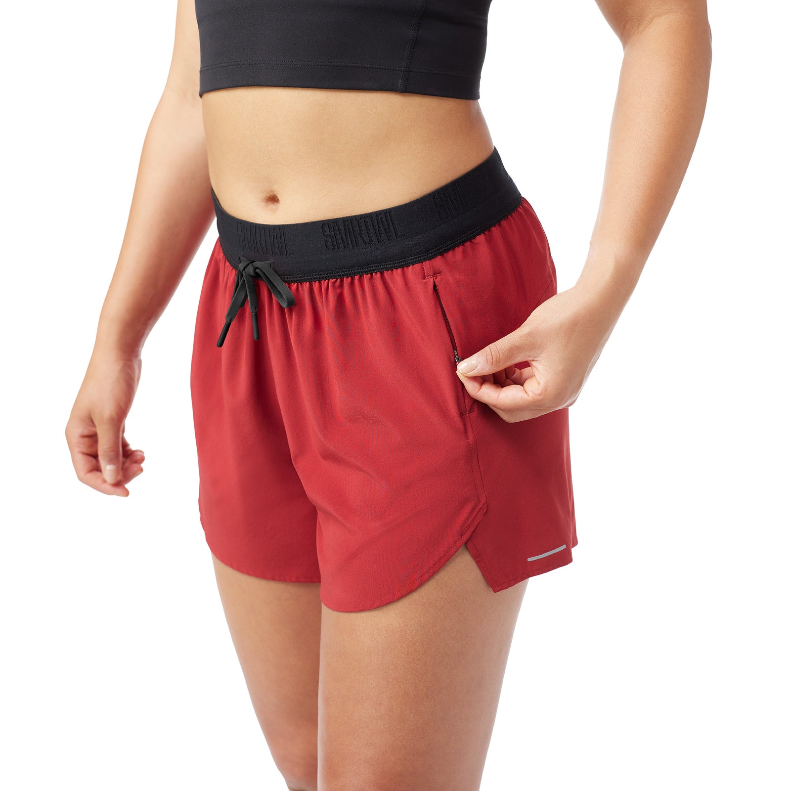 Women's Active Lined 4" Short Black - ver - 3