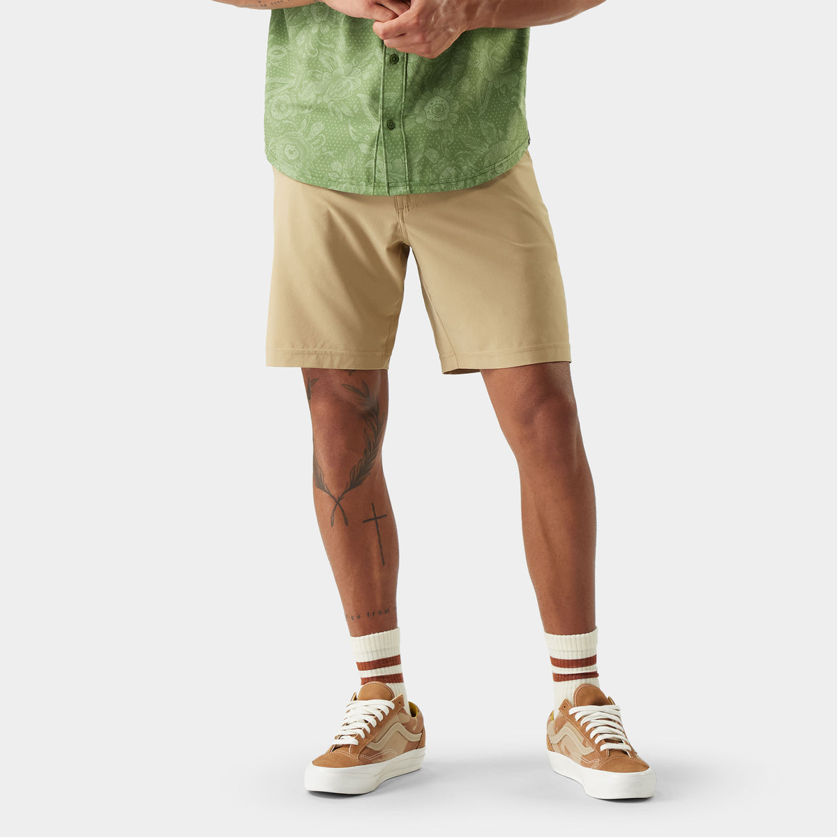 Men's 8" Short Khaki - 1