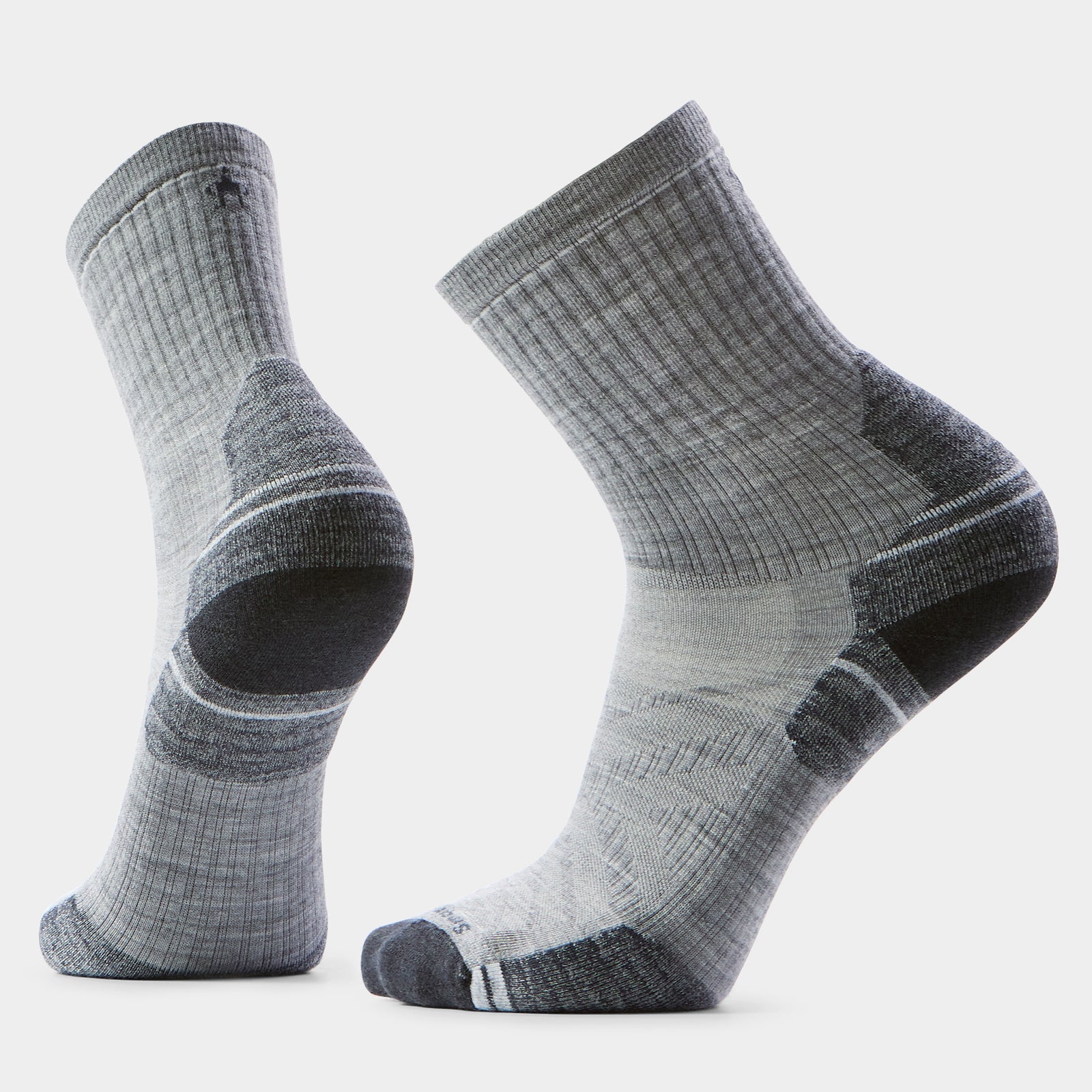 Hike Mid Crew Socks Light Gray - ver - 1