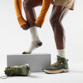 Hike Mid Crew Socks Light Gray - ver - 2