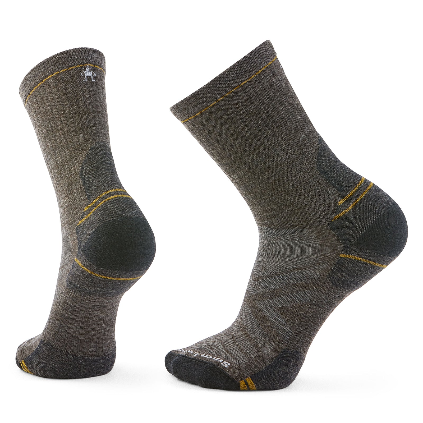 Hike Mid Crew Socks Light Gray - ver - 1