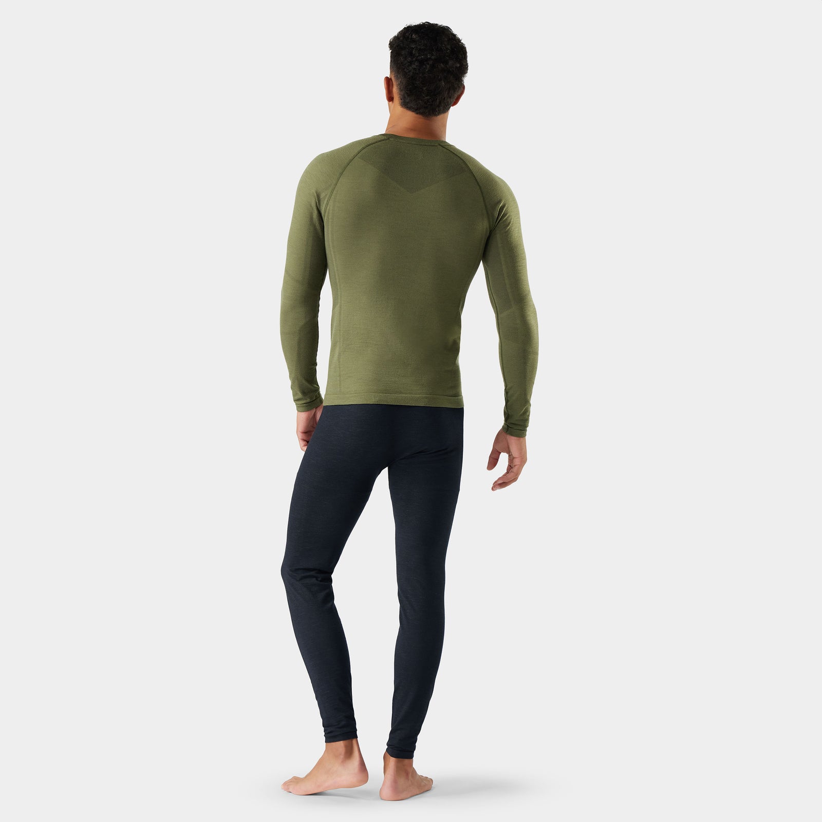 Men's Intraknit™ All-Season Merino Base Layer Crew Nightfall Blue - ver - 2
