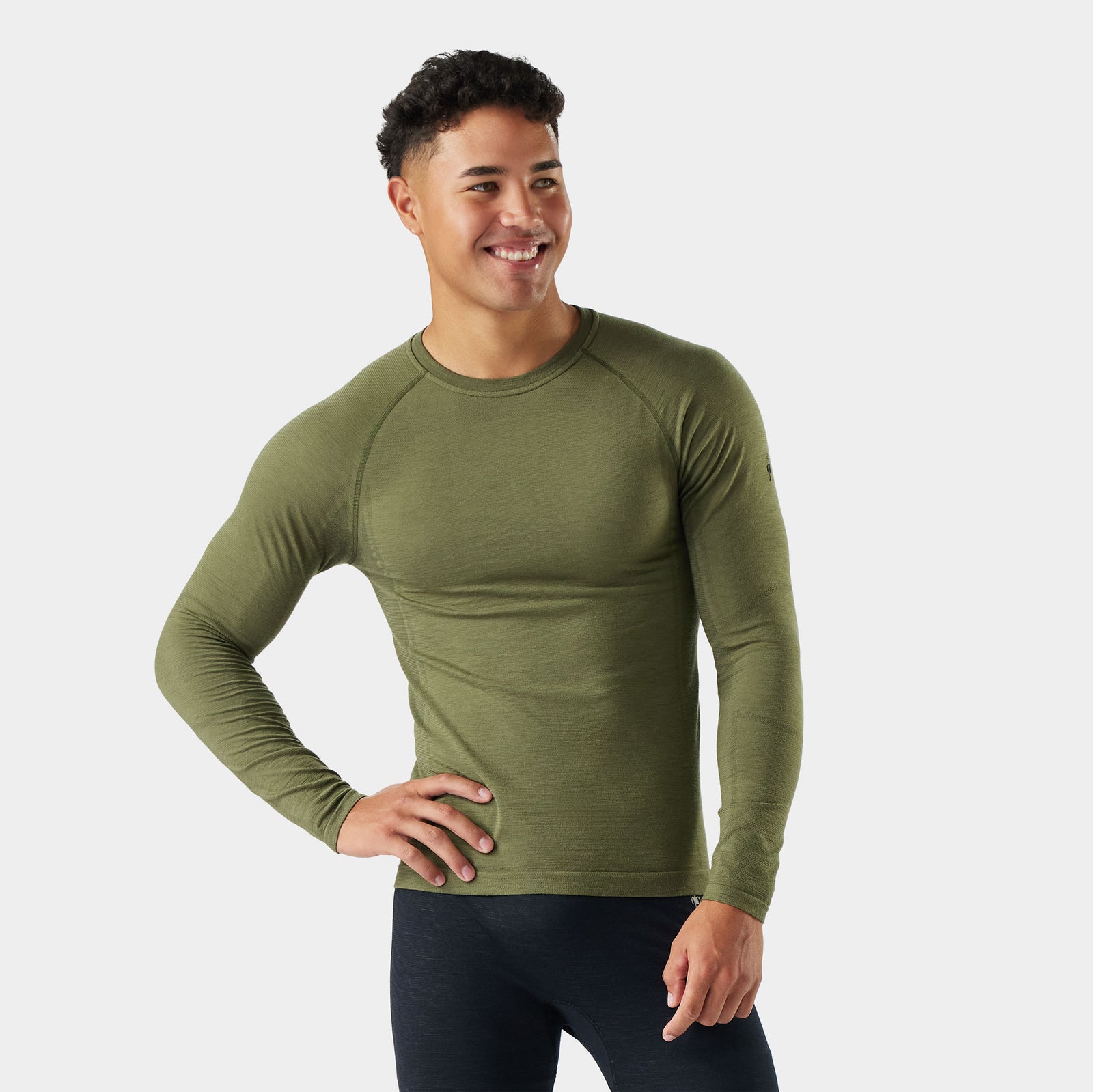 Men's Intraknit™ All-Season Merino Base Layer Crew Nightfall Blue - ver - 1