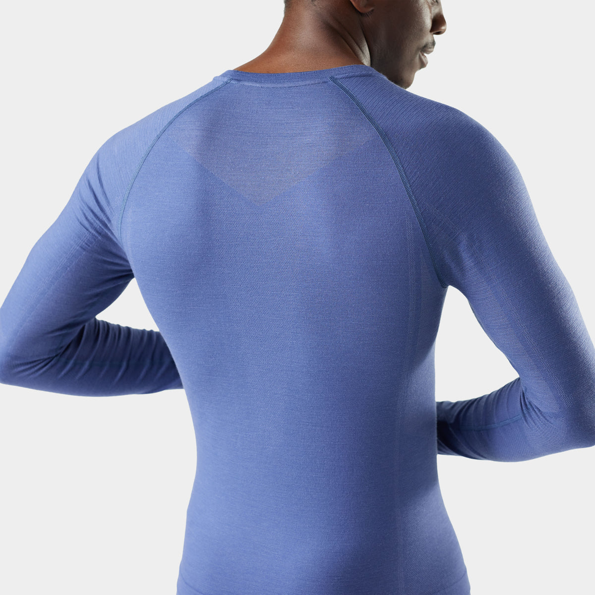 Men's Intraknit™ All-Season Merino Base Layer Crew Nightfall Blue - 3