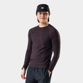 Men's Intraknit™ All-Season Merino Base Layer Crew Dark Mink - ver - 1
