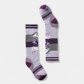 Kids' Wintersport Gondola Over The Calf Socks Purple Eclipse - ver - 1