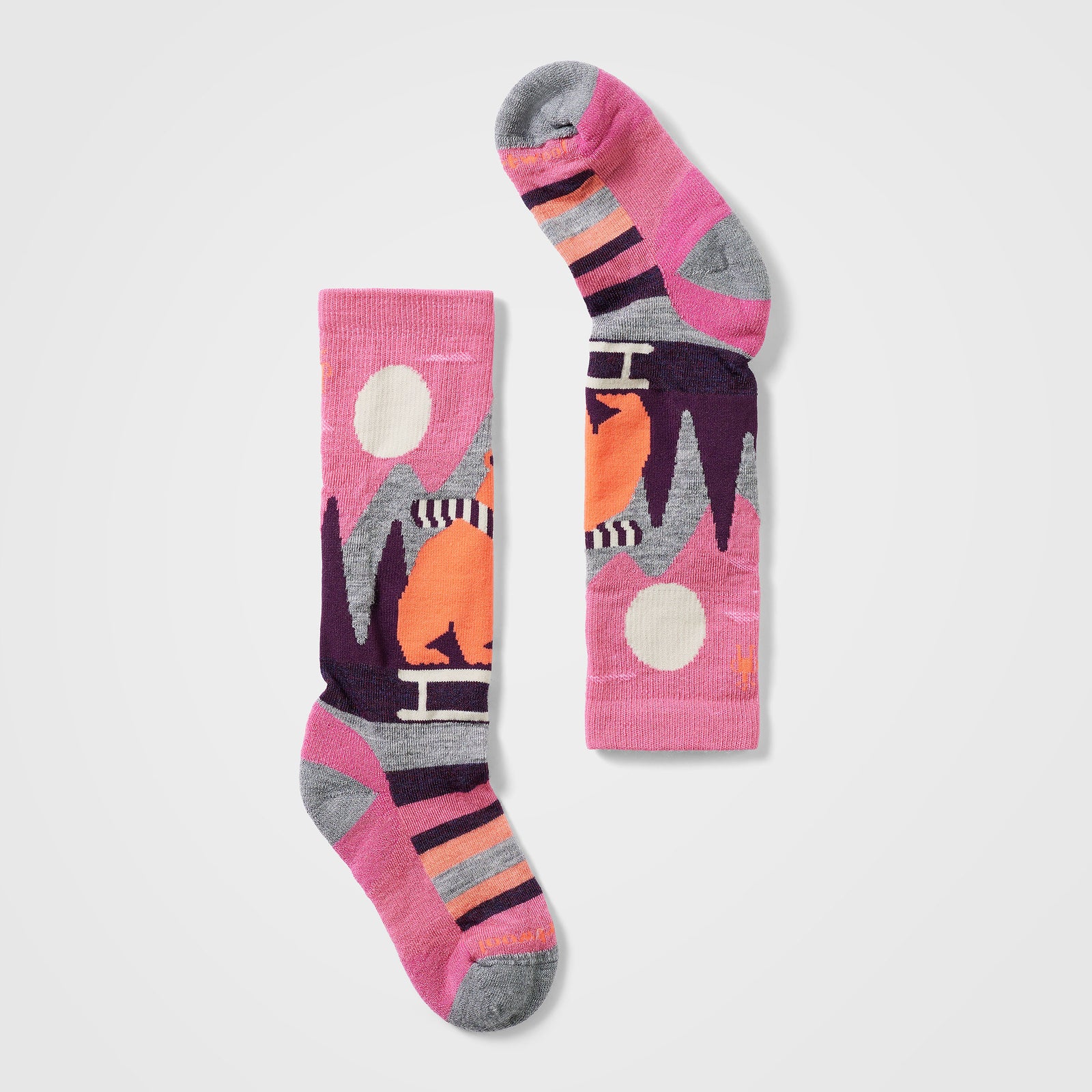 Kids' Ski Sleigh Bear Over The Calf Socks Capri - ver - 1