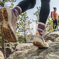Women's Hike Dragon Stitch Mid Crew Socks Ash - ver - 4