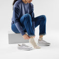 Women's Everyday Roll Top Ankle Socks Moonbeam - ver - 2
