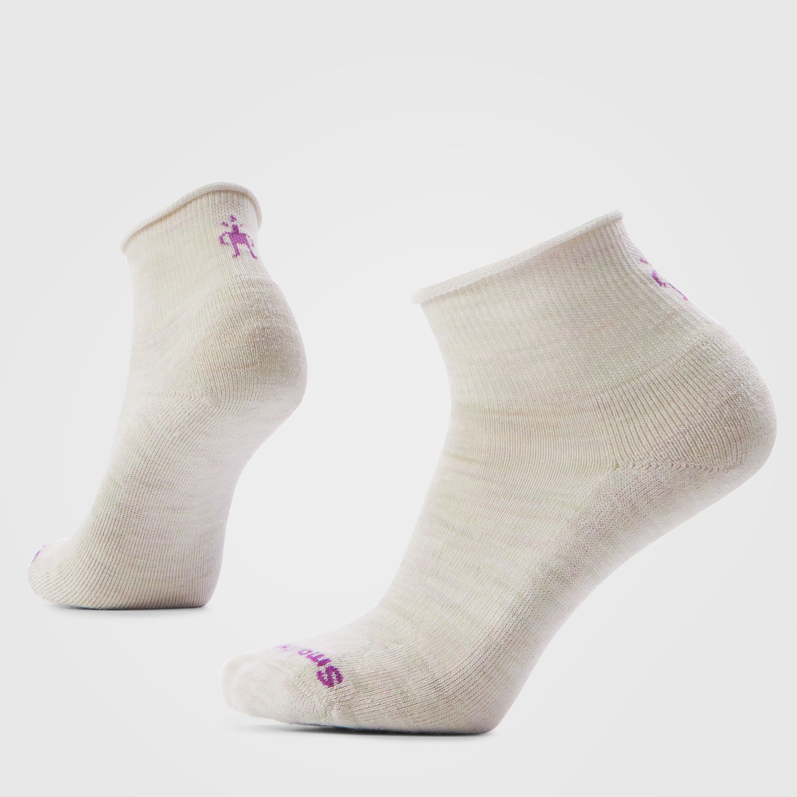 Women's Everyday Roll Top Ankle Socks Moonbeam - ver - 1