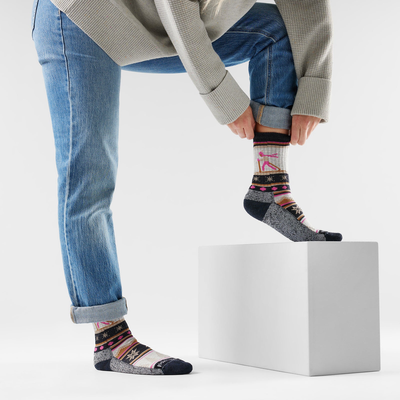 Chaussette de tous les jours Cozy Alpine Après  - voir - 2